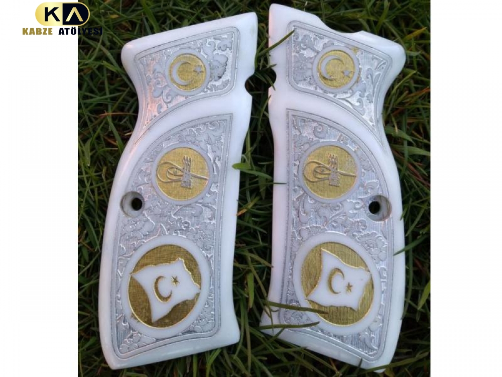 SARSILMAZ KILIÇ 2000 LIGHT - MEGA - K 11 - P8L - P8S İŞLEMELİ SEDEF KABZE
