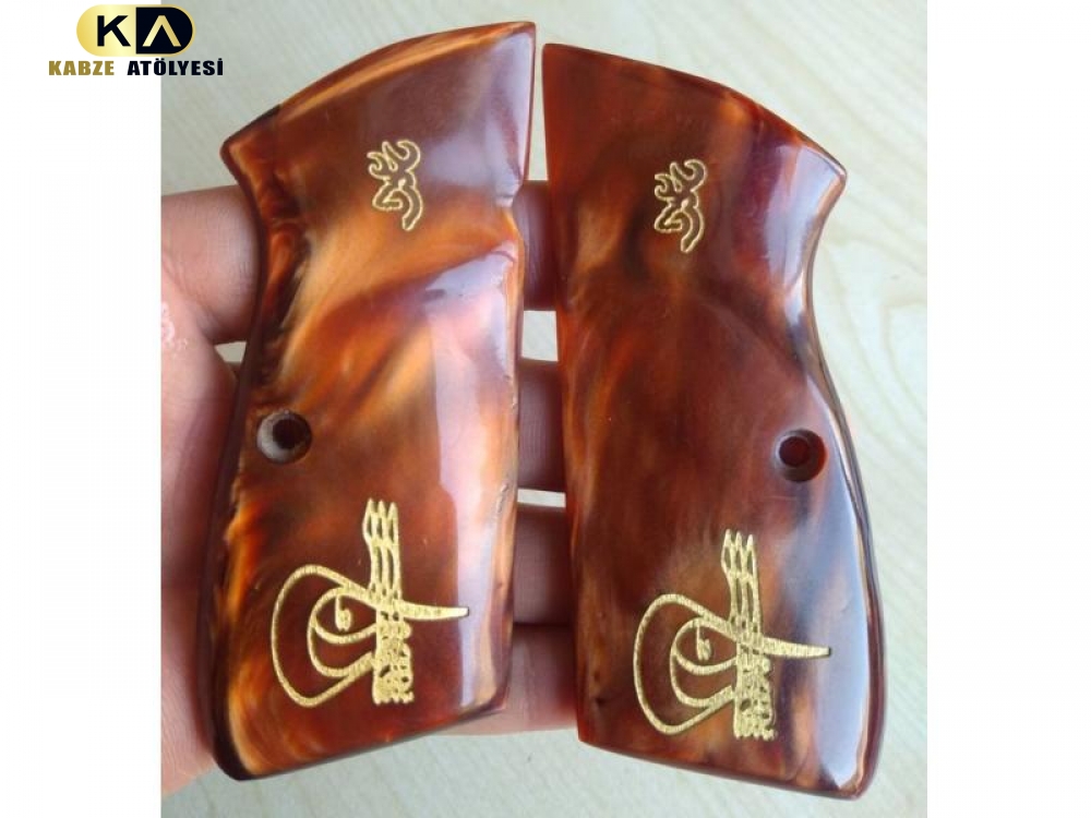 14 LÜ BROWNİNG İŞLEMELİ SEDEF KABZE
