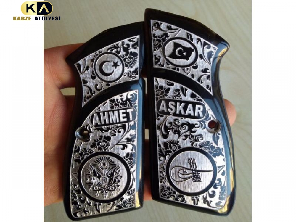 14 LÜ BROWNİNG İŞLEMELİ SEDEF KABZE