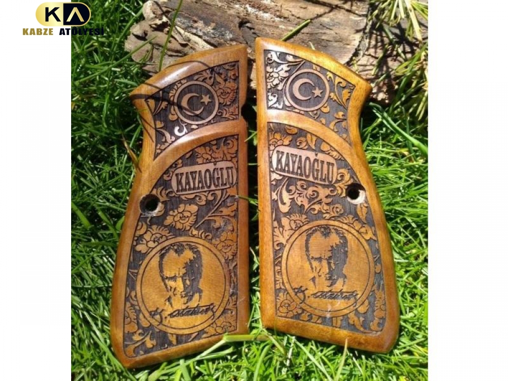 14 LÜ BROWNİNG İŞLEMELİ AĞAÇ KABZE