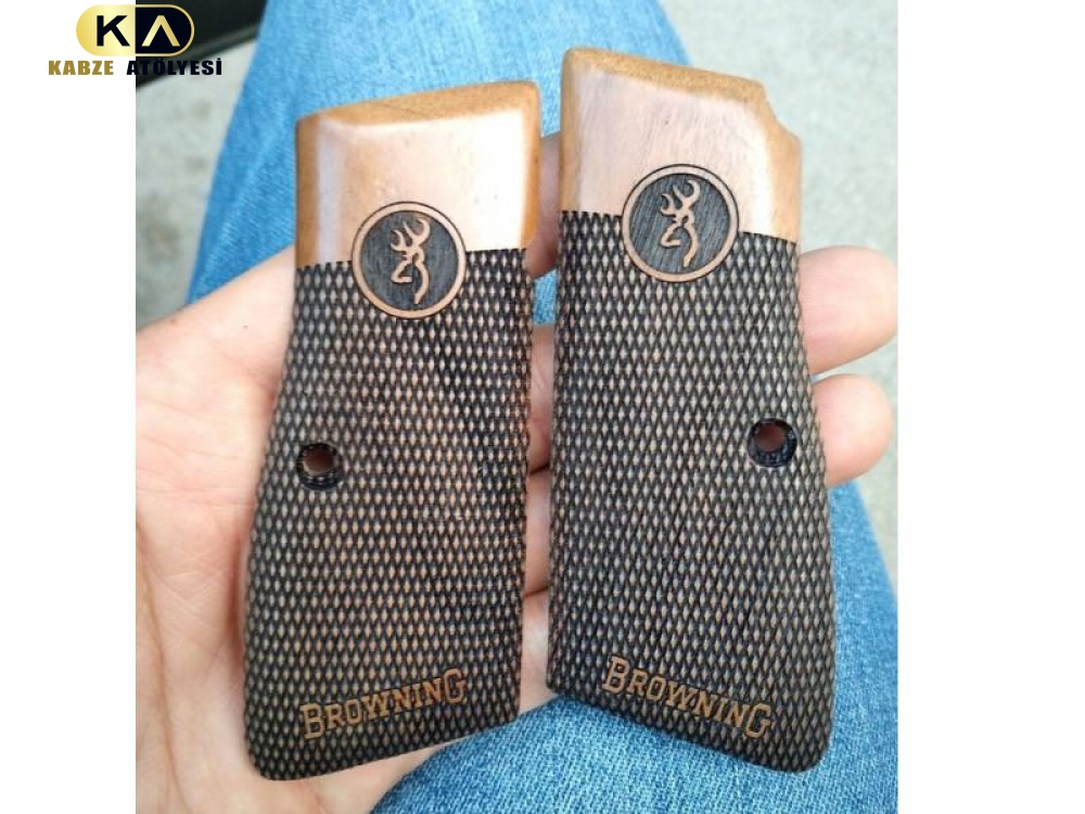 14 LÜ BROWNİNG İŞLEMELİ AĞAÇ KABZE
