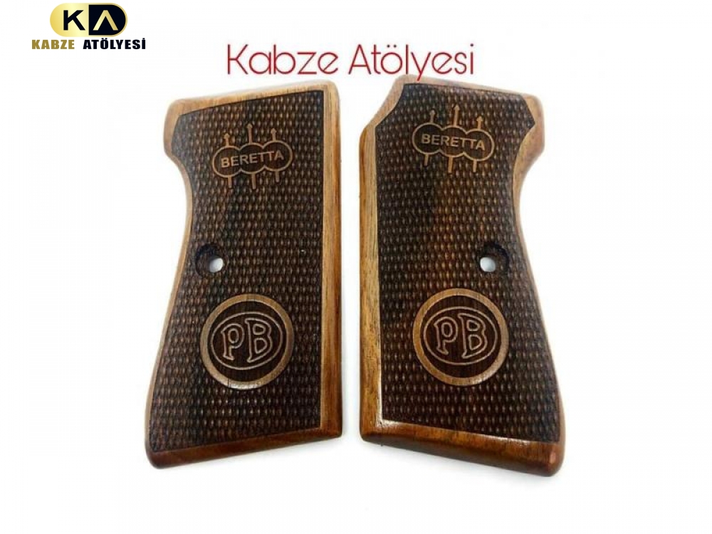 BERETTA 7 / 65 İŞLEMELİ AĞAÇ KABZE