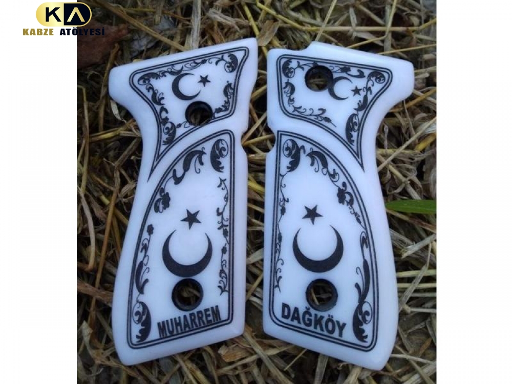 YAVUZ 16 - REGARD - COMPACT - TUĞRA - MC 21 - MC 17 - İŞLEMELİ SEDEF KABZE