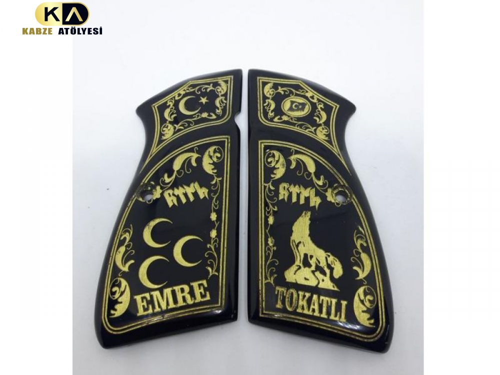 ZİG 14 İŞLEMELİ SEDEF KABZE