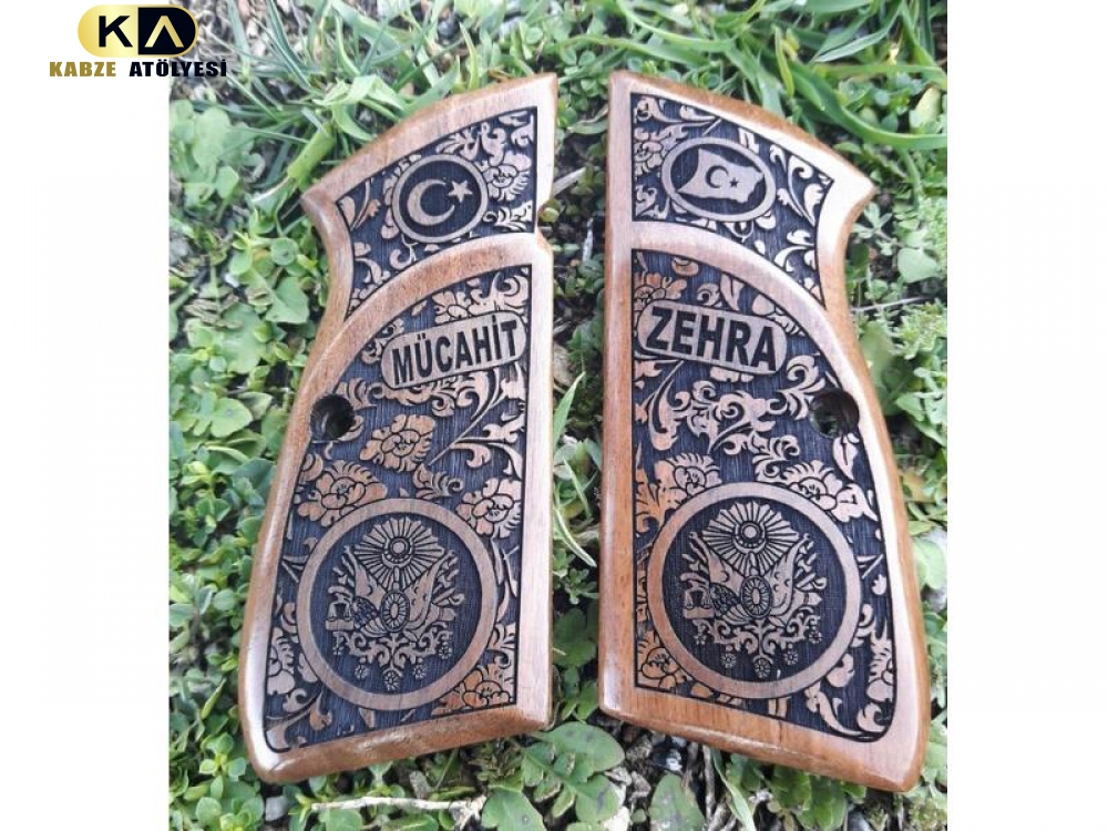 ZİG 14 İŞLEMELİ AĞAÇ KABZE